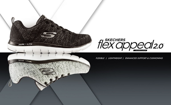 SKECHERS (女)運動系列Flex Appeal2.0-12774GRY