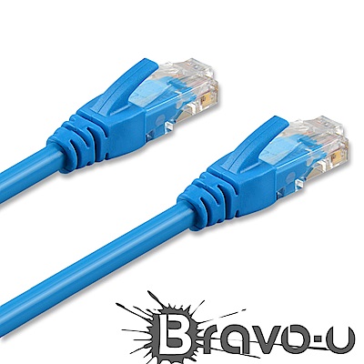 Bravo-u Cat6超高速傳輸網路線(1.5米) 2入組
