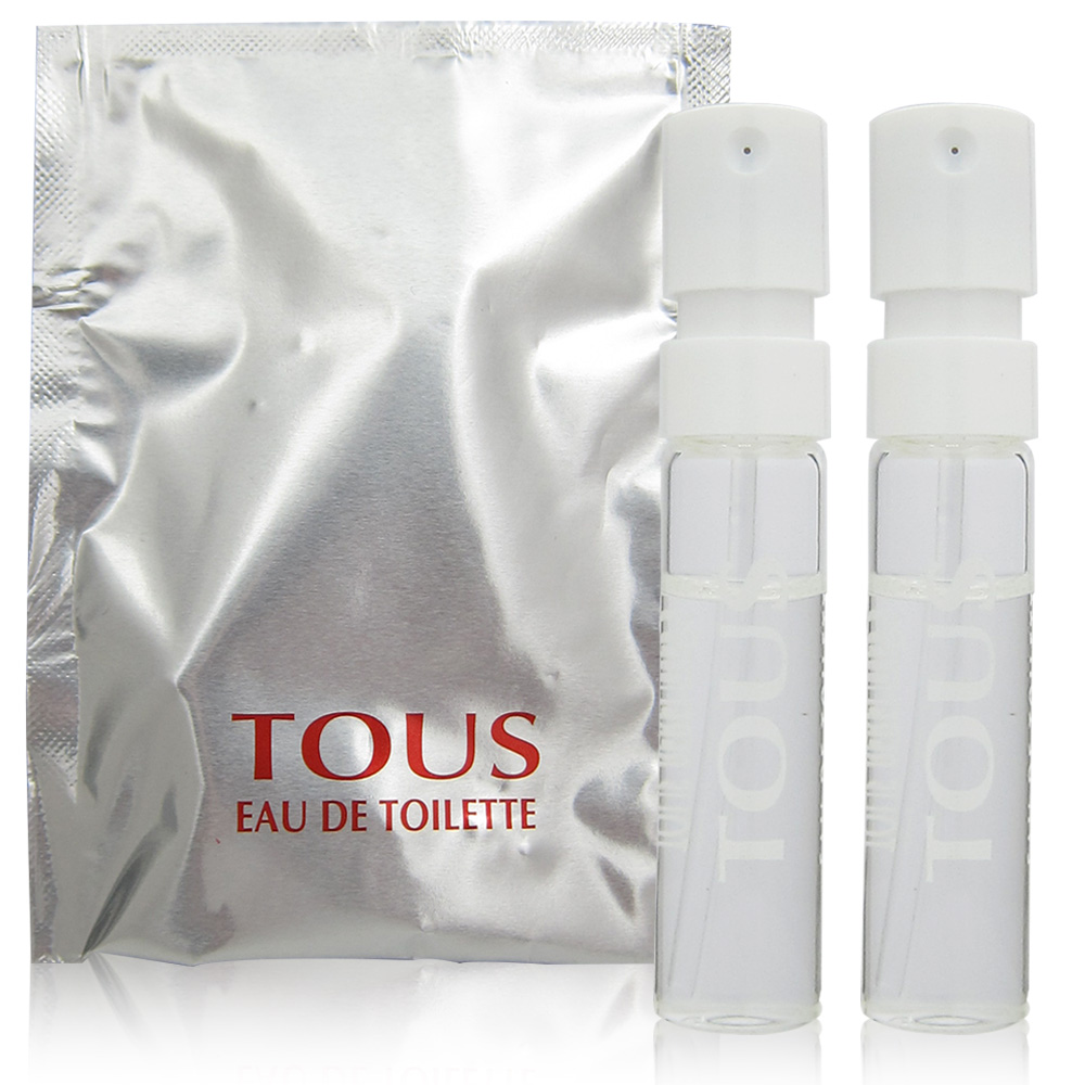 TOUS 淘氣小熊女性淡香水(銀色小熊)1.5ml x2入