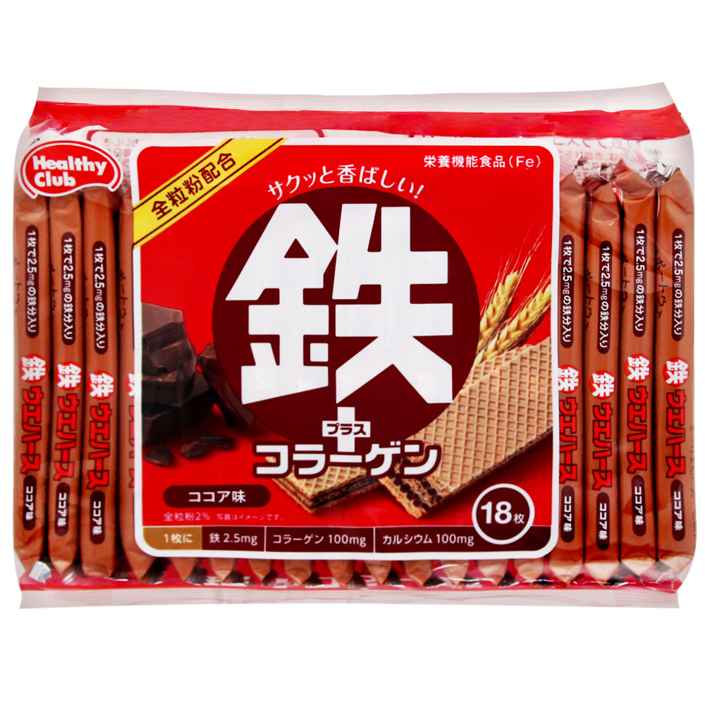 Hamada 哈馬達鐵威化餅-巧克力(7.1gx18入)