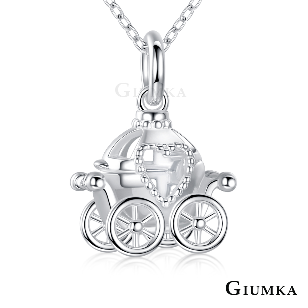 GIUMKA 純銀項鍊 925純銀女鏈 幸福馬車