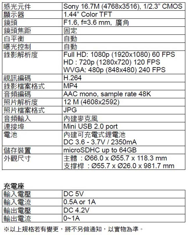 SwingShot 高爾夫揮桿大師 全能級WiFi攝影機(SS-6)