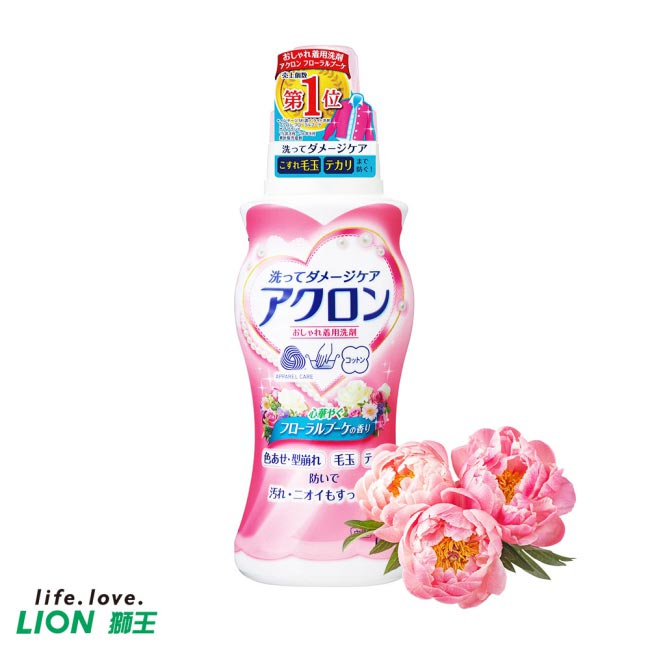 日本獅王LION 冷洗精 百花香 500ml