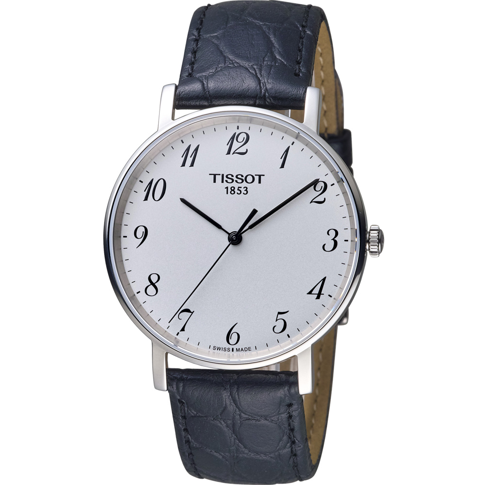 TISSOT 天梭 Everytime 經典雋永時尚錶-白/38mm