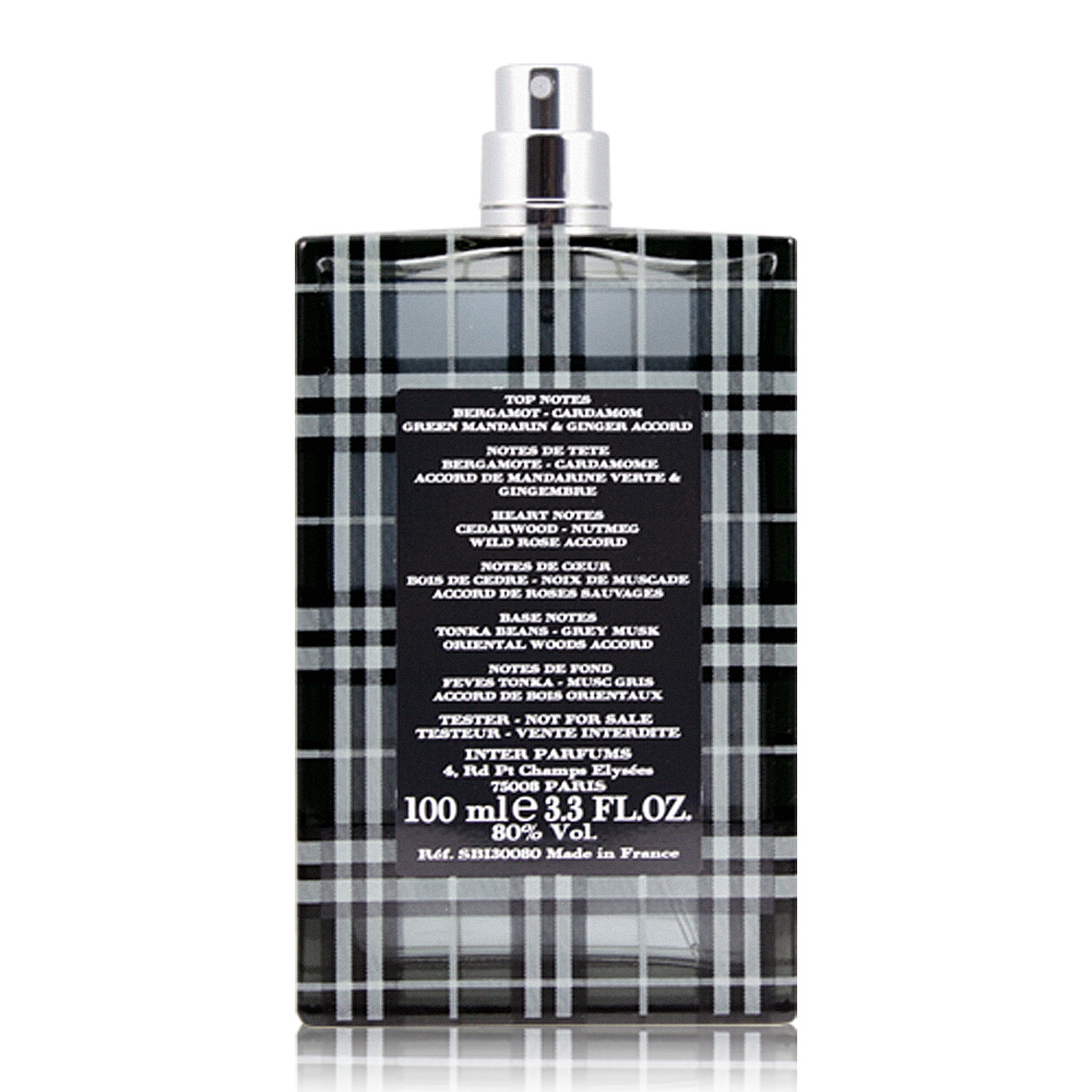 Burberry 風格男性淡香水Tester100ml