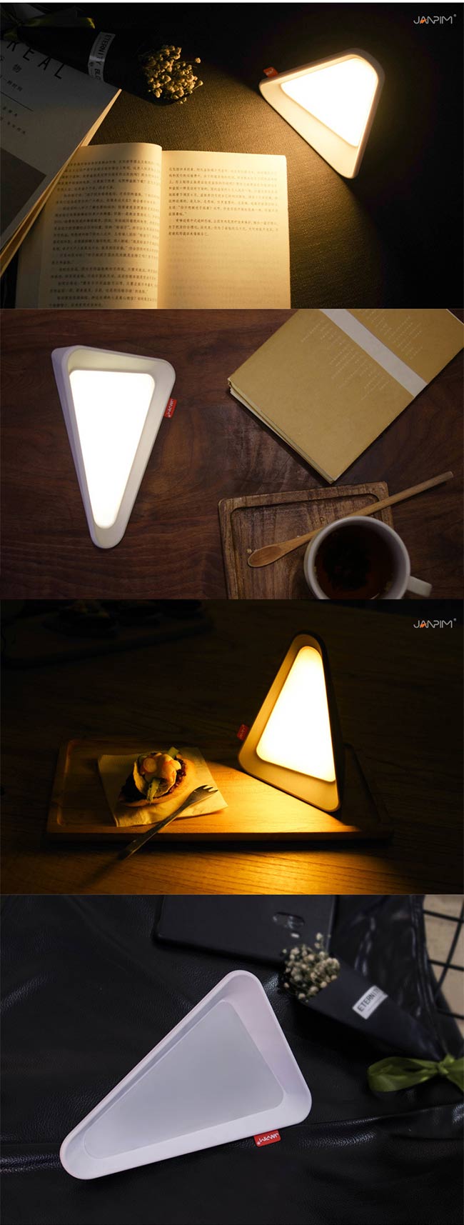 三角翻轉燈 角度感應LED燈 小夜燈