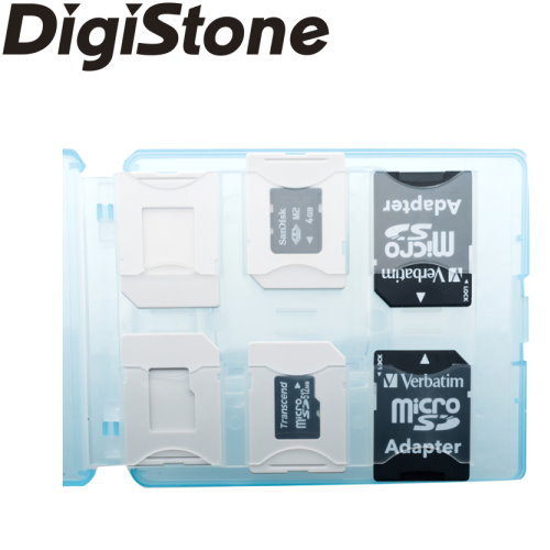 DigiStone 記憶卡多功能收納盒(12片裝)/靚白色 X1