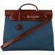 HERMES 愛馬仕HERBAG 39 經典兩用手提肩背包(銅藍) product thumbnail 1