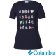 【Columbia哥倫比亞】女-快排防曬短袖上衣-海軍藍　UPL25350NY product thumbnail 2