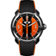 MINI Swiss Watches  經典跑旅造型腕錶-橘x黑/42mm product thumbnail 1