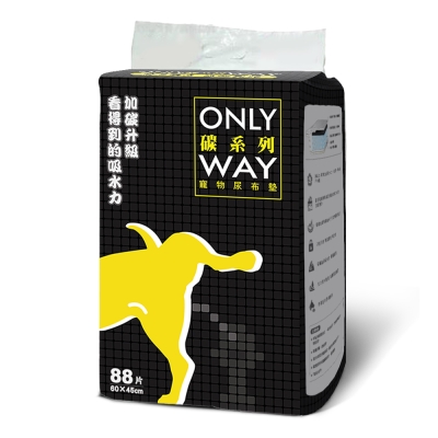 OnlyWay 碳系列 高效速乾除臭抗菌寵物尿布墊