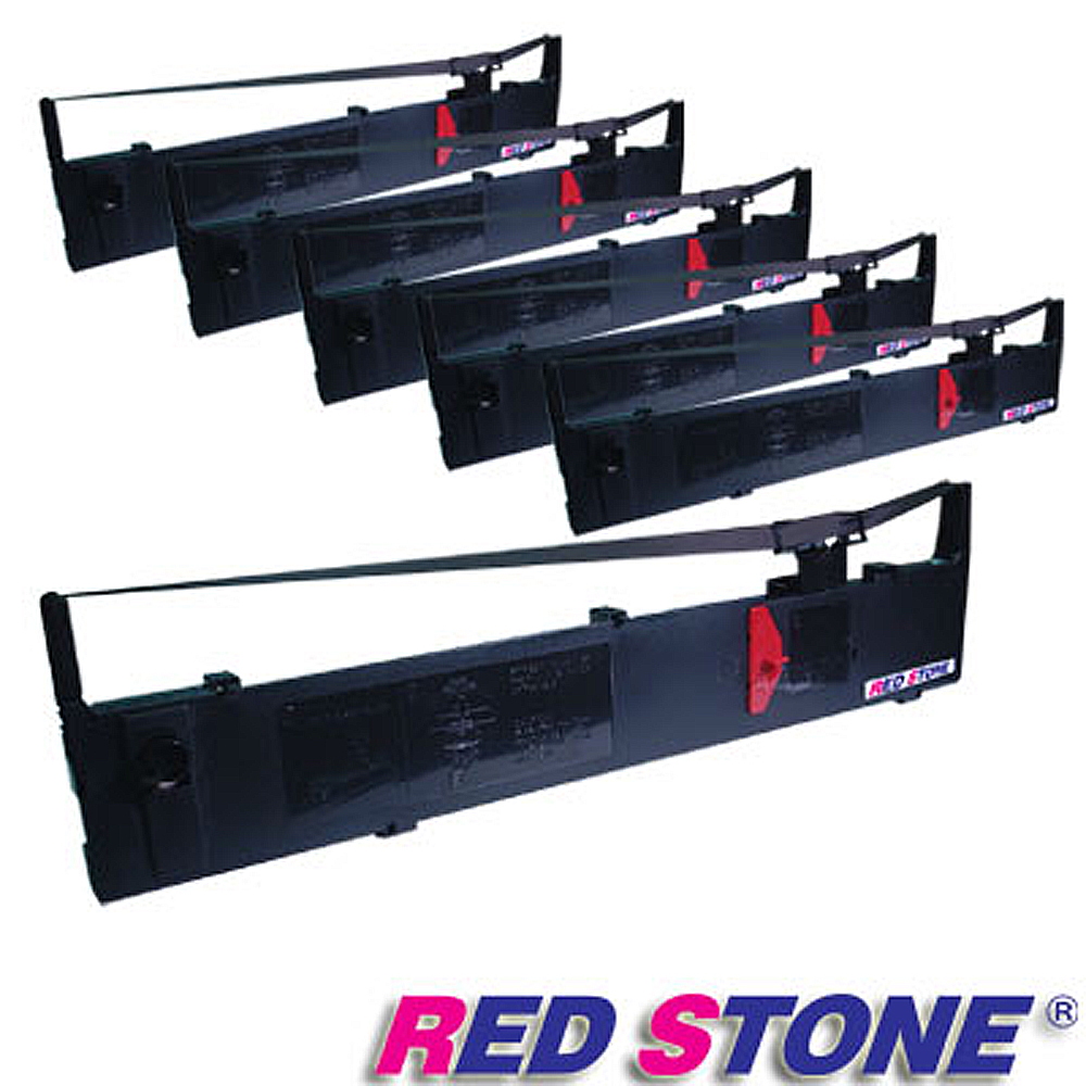 RED STONE for EPSON S015086/LQ2170黑色色帶組(1組6入)