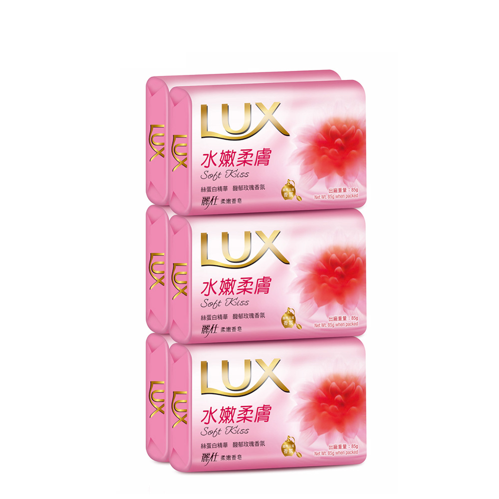 LUX 麗仕 柔嫩香皂水嫩柔膚 6入 85g