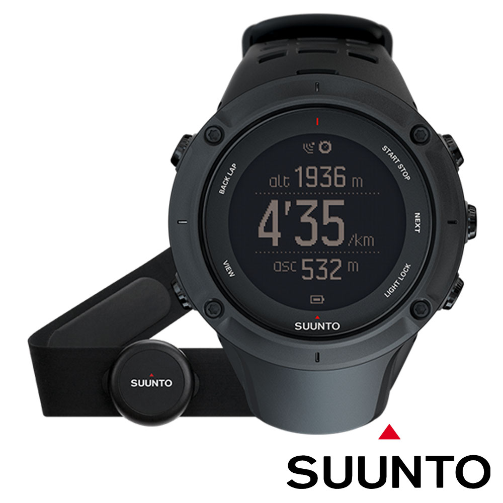 SUUNTO AMBIT3 PEAK (HR) GPS 攀山系列 旗艦型戶外運動錶/黑