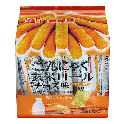 北田 蒟蒻糙米捲-起士口味(160g)