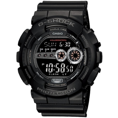 G-SHOCK 未完成夢想男錶(GD-100-1B)-黑/51.2mm