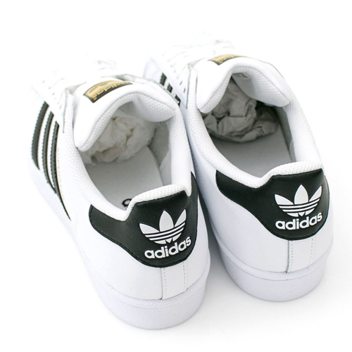 ADIDAS-SUPERSTAR 女休閒鞋C77124-白