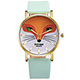 Watch-123 狐狸方程式-可愛動物個性創意學生手錶-薄荷綠/36mm product thumbnail 1