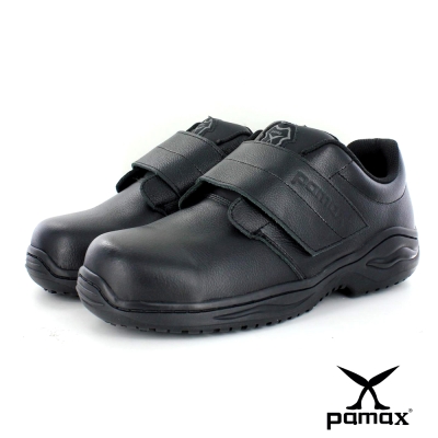 PAMAX帕瑪斯止滑鞋【超彈力氣墊、紳士型止滑安全鞋】抗滑工作鞋、男女
