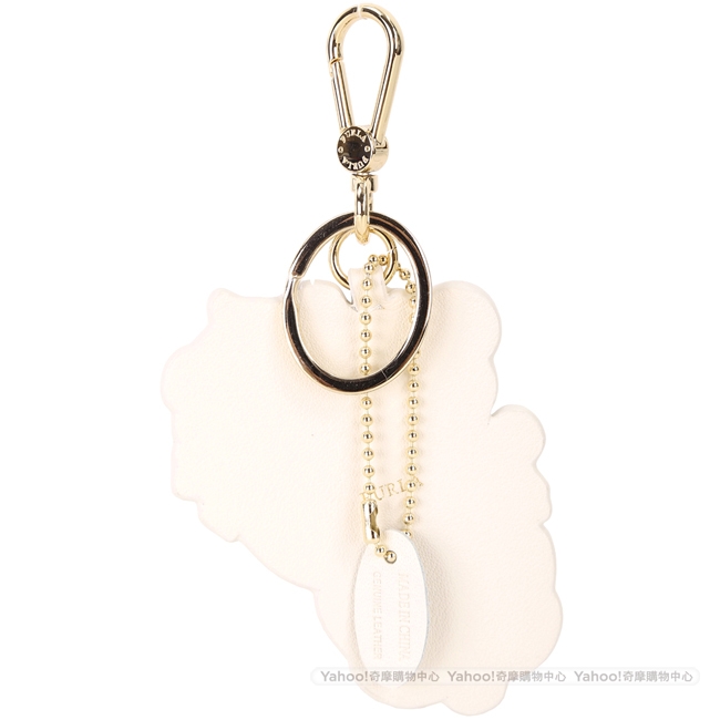 FURLA LADY BLOGGER 速可達時髦熊牛皮鑰匙圈