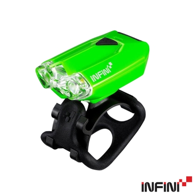 《iNFiNi》I-260W LED USB充電輕巧前燈-綠