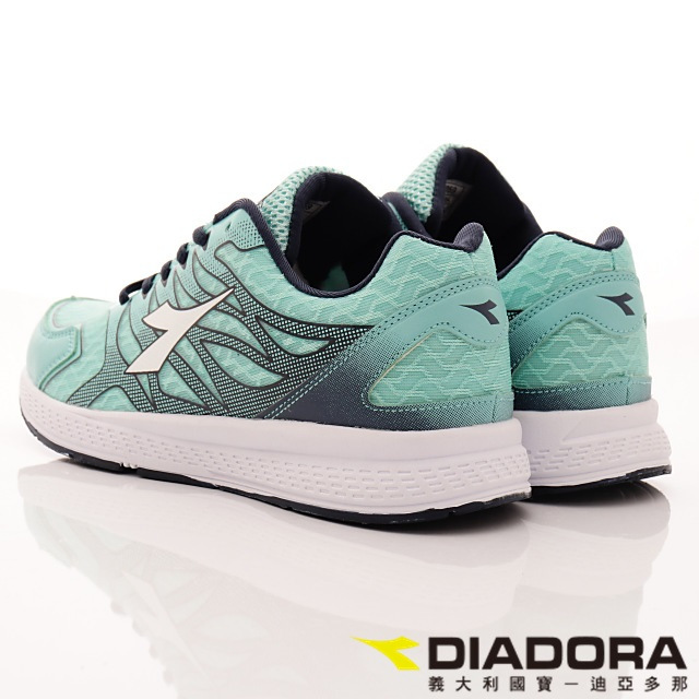 DIADORA-專業彈力跑鞋款-RSI005綠(女段)