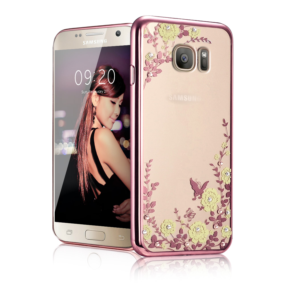 Colors SAMSUNG Galaxy S7 edge  蝶花愛戀女王手機殼 product image 1