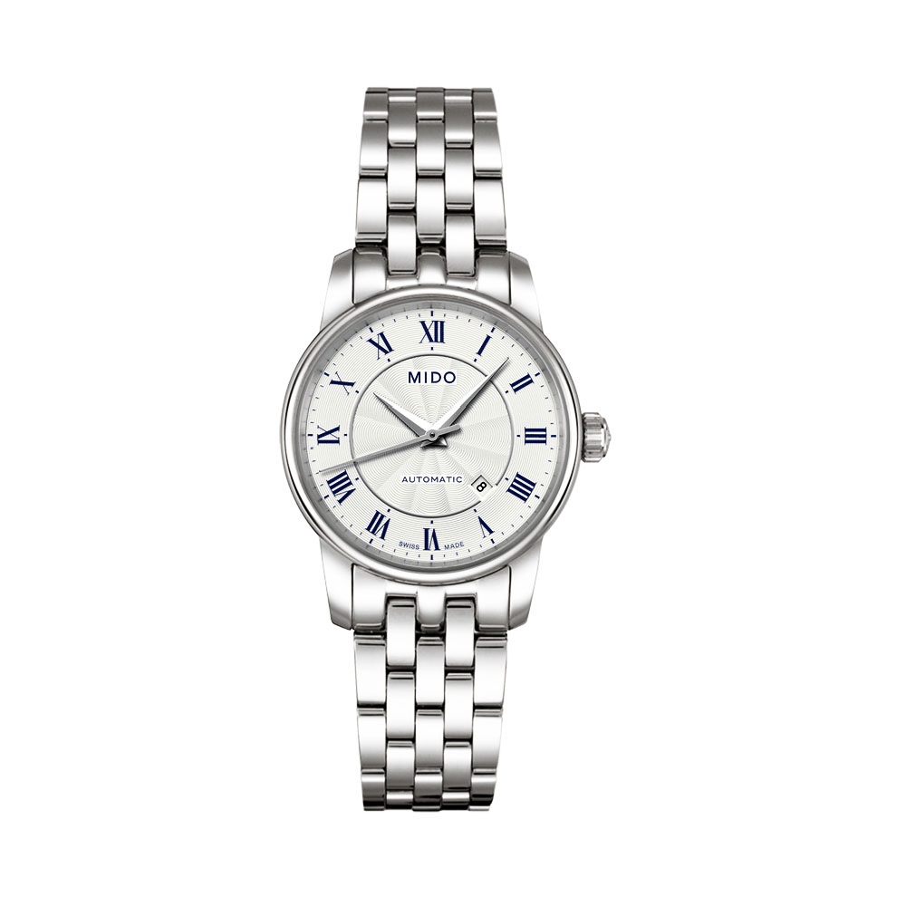 MIDO 美度 官方授權 Baroncelli II 羅馬假期機械女錶 新春送禮-29mm M86004211