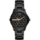 A│X Armani Exchange Hampton菱格紋腕錶-黑x玫瑰金/36mm product thumbnail 1