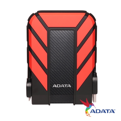 ADATA威剛 Durable HD710Pro 1TB 2.5吋行動硬碟-紅色