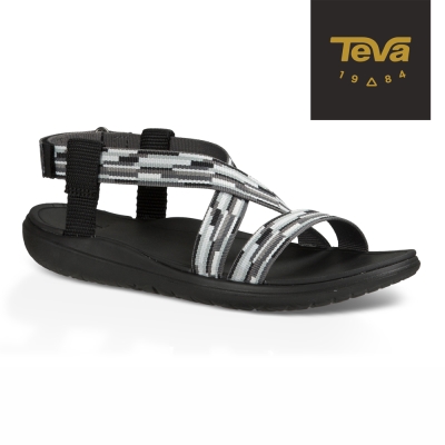 TEVA 美國 女 Terra Float Livia 休閒涼鞋 (黑白)