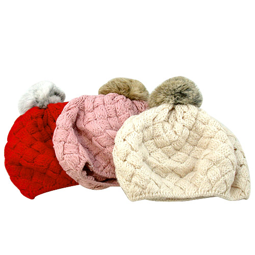 【iSFun】鬆軟棉織兒童貝蕾帽(紅)
