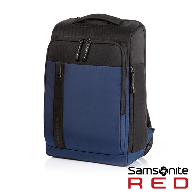 Samsonite RED ELIUN 簡約休閒中性筆電後背包-M15.6吋(海軍藍)