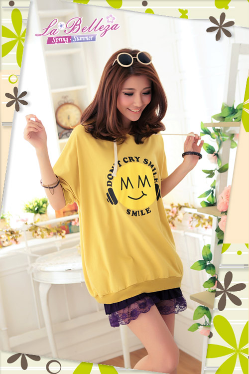 【La Belleza】彩色渲染潑墨彈性九分內搭褲