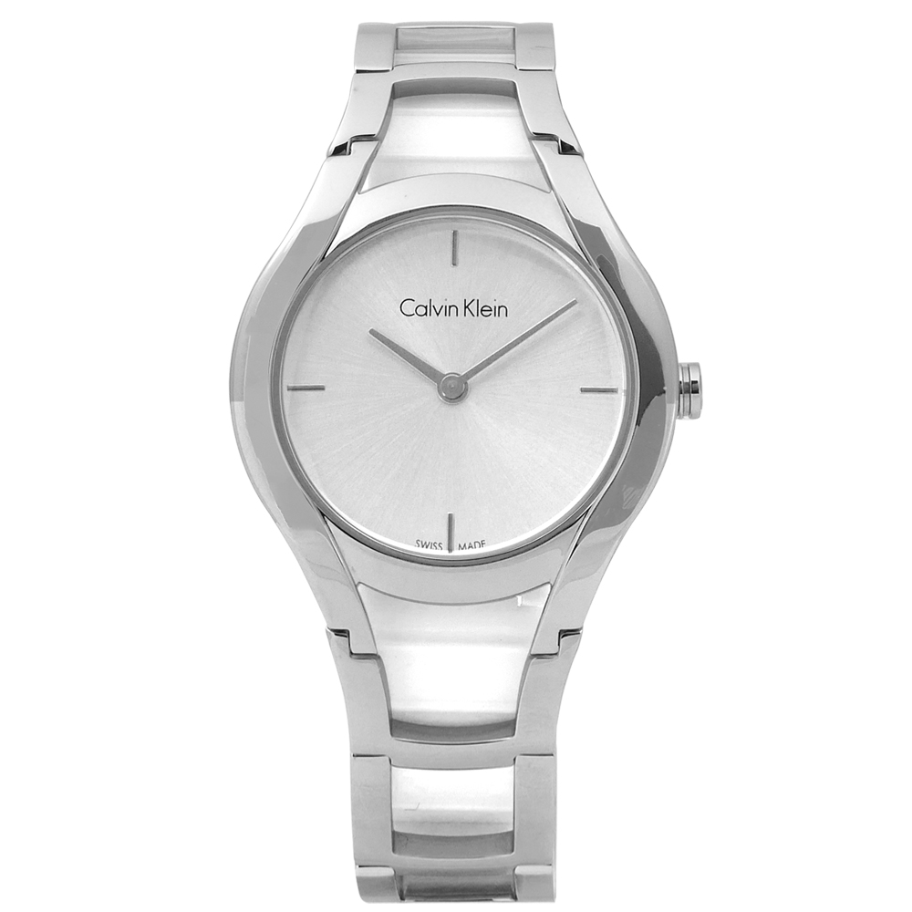 CK Stately當代優雅精緻不鏽鋼手錶 - 銀色/32mm
