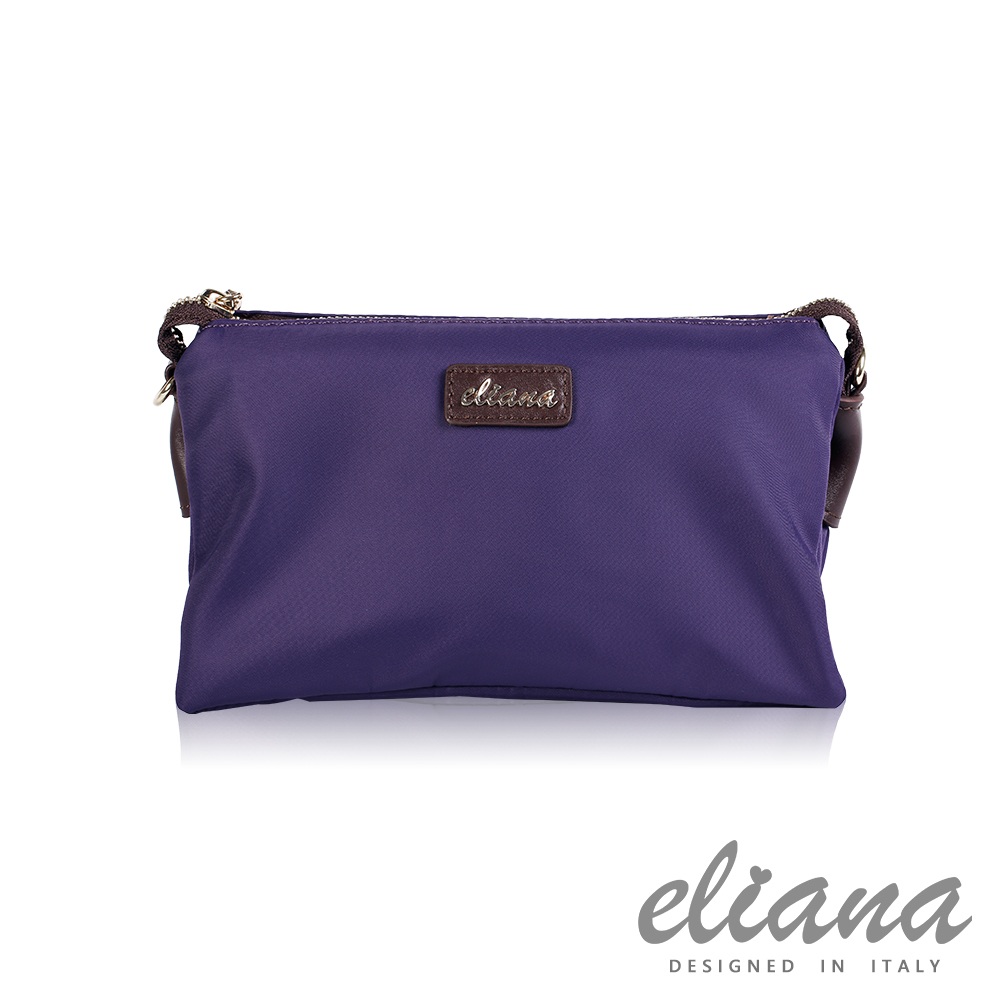 eliana - Gina系列輕量兩用手拿包 - 優雅紫