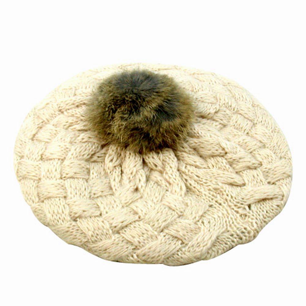 【iSFun】鬆軟棉織兒童貝蕾帽(米)