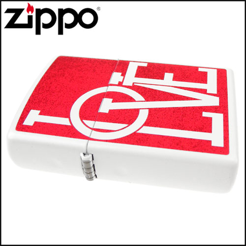 【ZIPPO】美系~LOVE-白色烤漆打火機