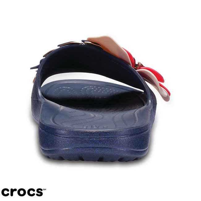 Crocs 卡駱馳 (女鞋) 思瓏花朵涼拖 205257-410