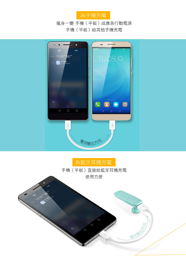 HUAWEI 華為 原廠電源輸出線 (盒裝)