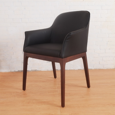Bernice-德爾實木餐椅/單椅-55x51x85cm