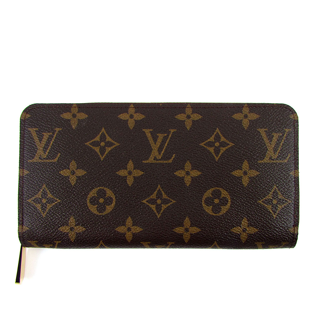 LV M60017 Neverfull 經典LV花紋拉鍊長夾