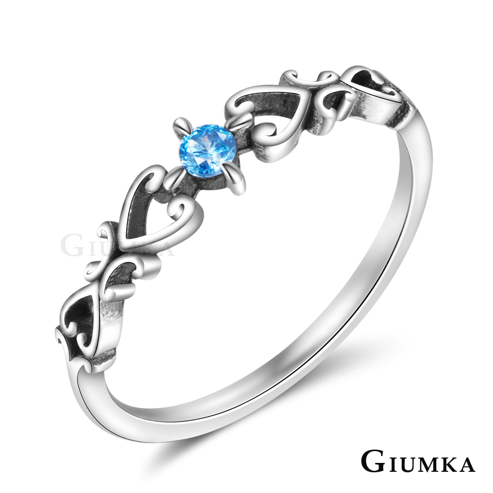 GIUMKA 925純銀戒指尾戒 愛的守護神女戒