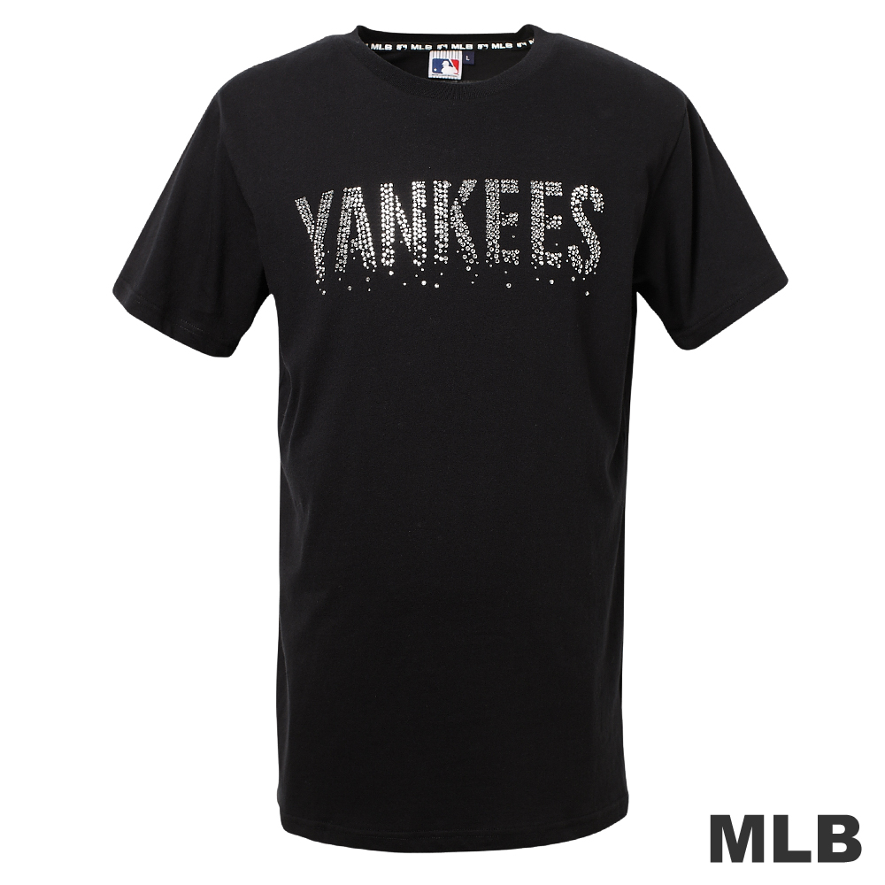 MLB-紐約洋基隊閃耀活力T恤-黑(男)