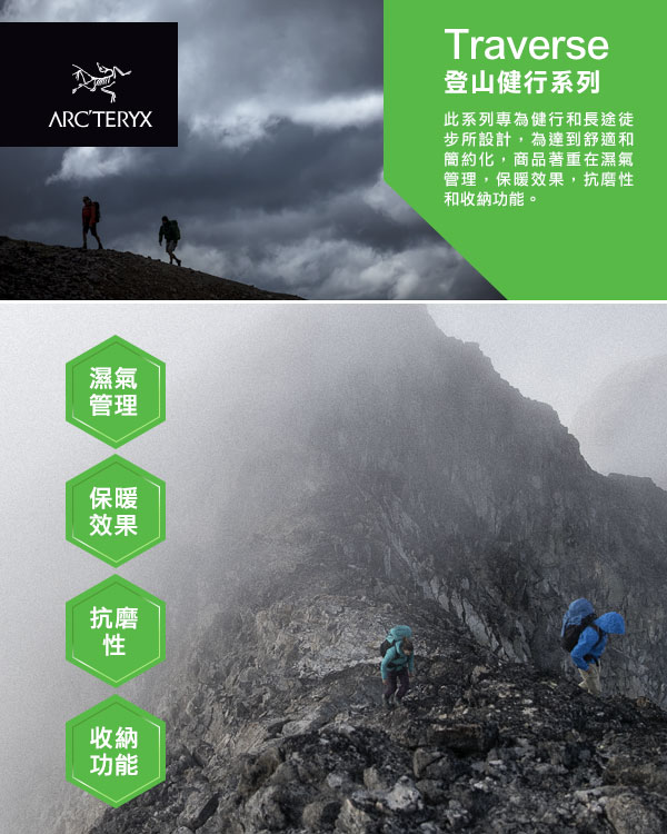 Arcteryx 始祖鳥 女 Sylvite 快乾長褲 灰