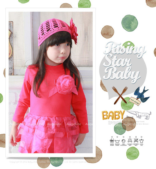 【baby童衣】女寶手工毛線帽嬰兒童帽子配件37335