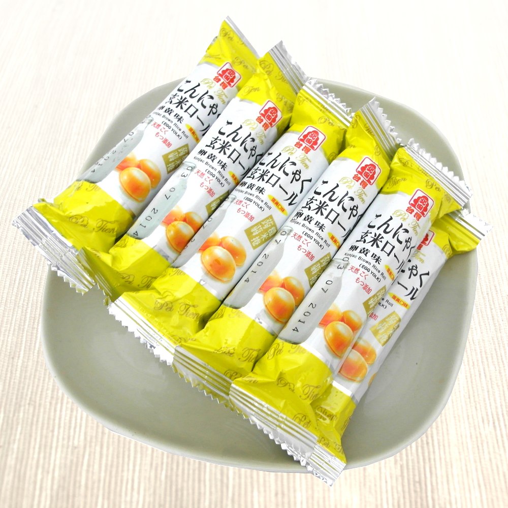 北田 蒟蒻糙米捲-蛋黃口味(300g)