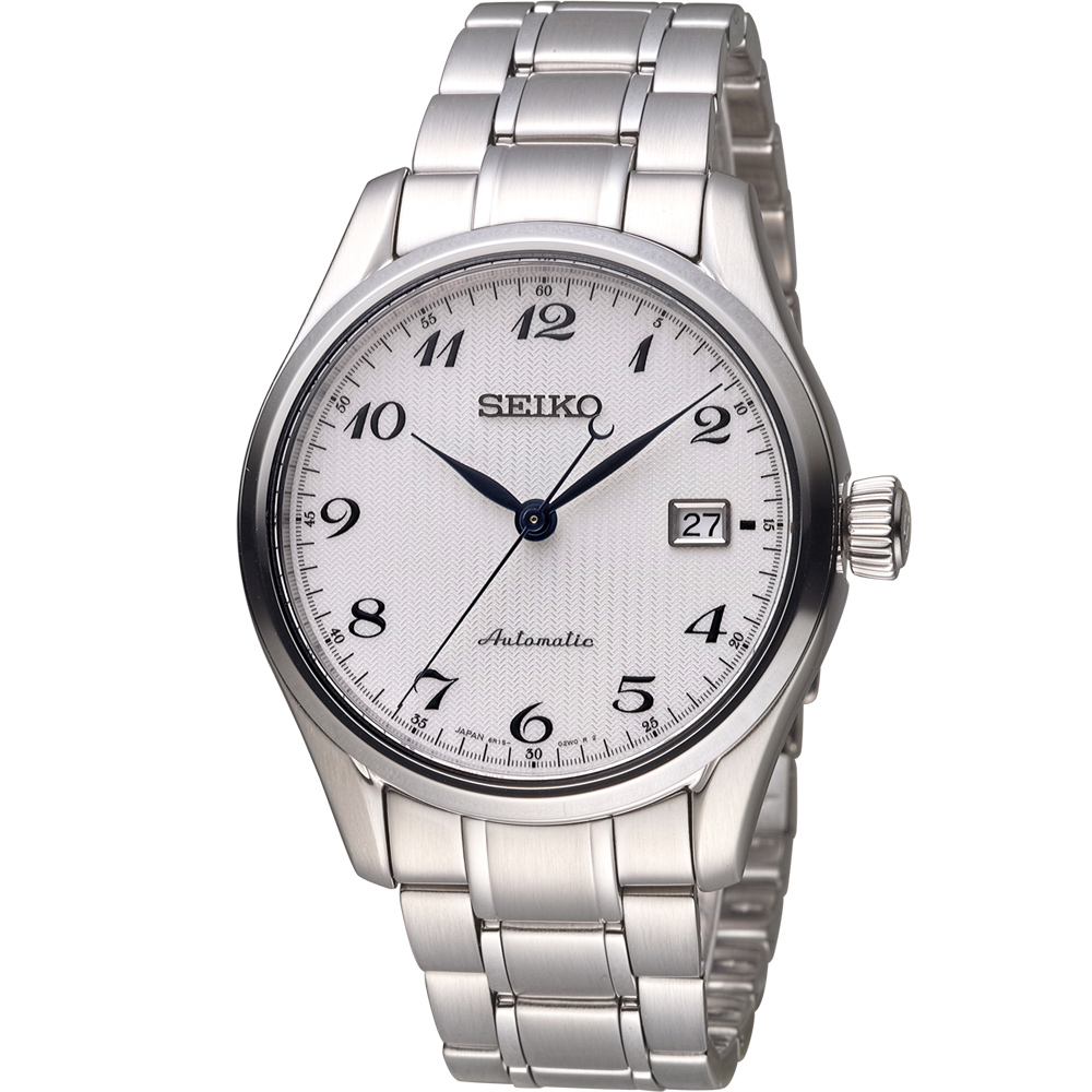 SEIKO 精工 PRESAGE 6R15機械錶(SPB035J1)白/40mm