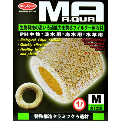 《Mr.Aqua》水族先生培菌利器生物科技陶瓷環 1L/M號 淡海水適用