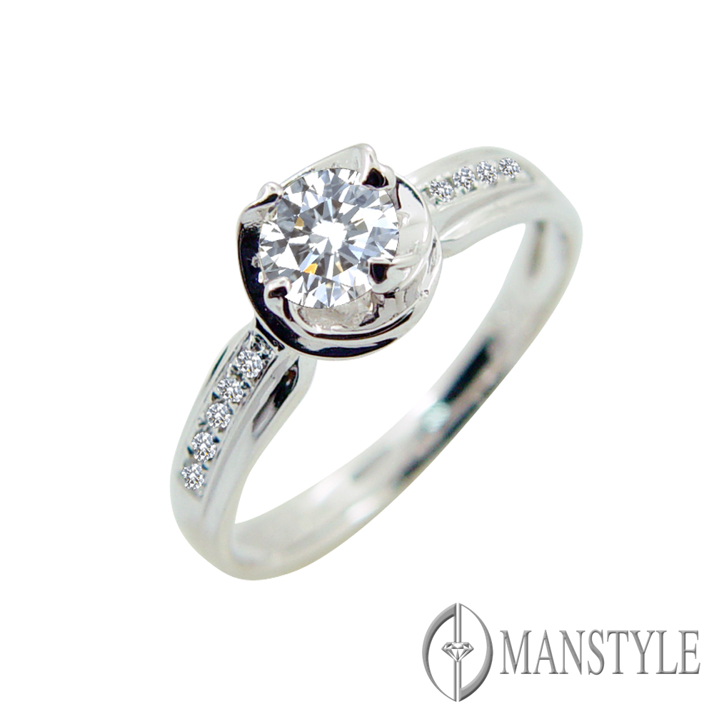 MANSTYLE「瑰麗人生」0.30ct 八心八箭鑽戒